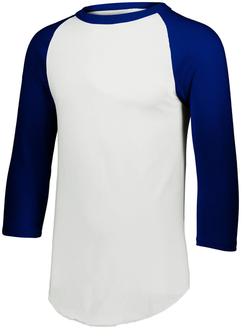 Augusta Sportswear Youth Baseball Jersey 2.0 (4421), Color 'White/Navy'